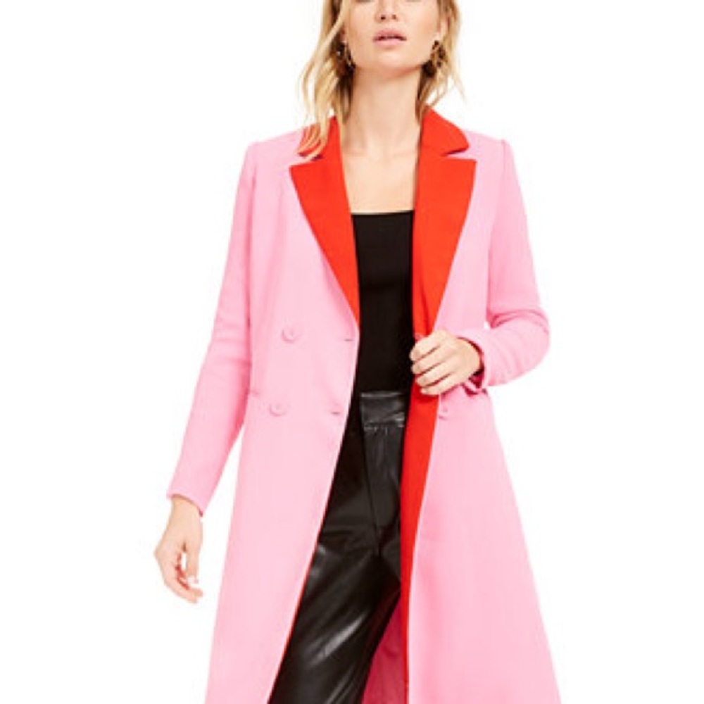 Becca Tilley x Double-Breasted Duster Jacket